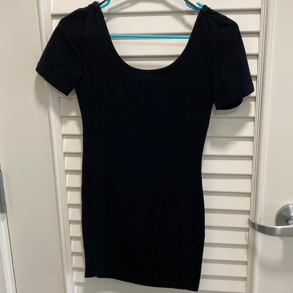 Forever 21 solid swoop dress